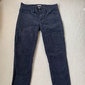 J.Crew Toothpick Corduroy Pants Size 25 (Grey)